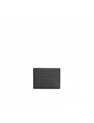 BOSS - Matte-leather card holder with embossed logo